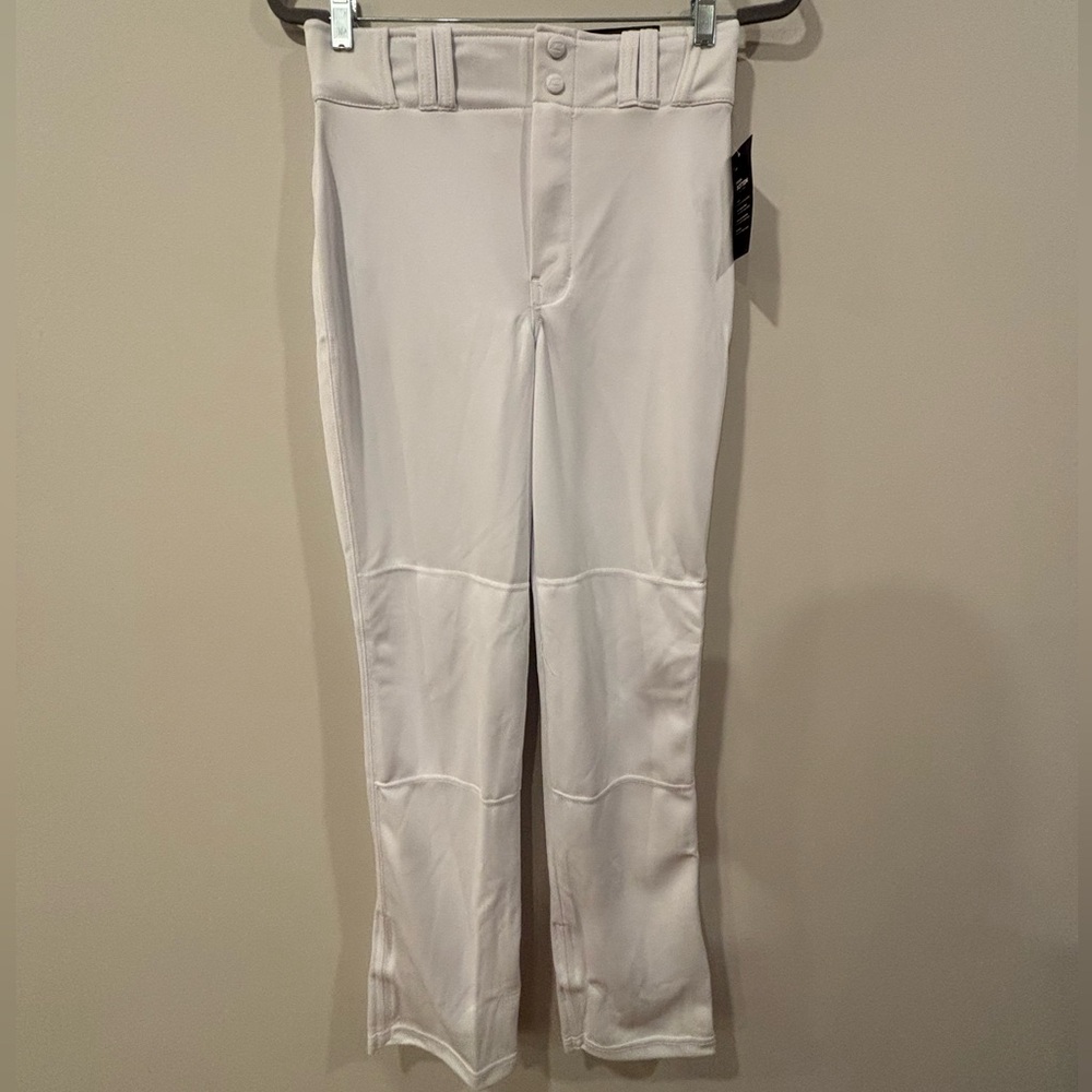 NWT Champro White Baseball Pant Triple Crown Open Bottom Boy's Youth XL